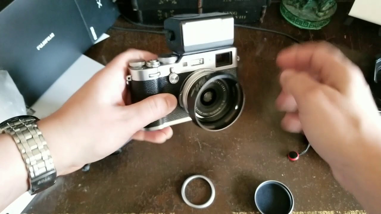 UNBOXING Fujifilm X100f + EF-X20 flash + TCL-X100 Teleconverter