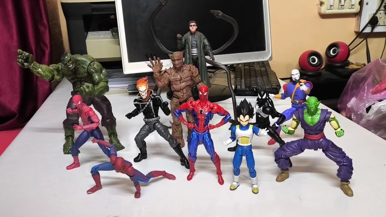 My Top 10 Action Figures Of 2025 #marvellegends #shfiguarts #marvelselect #actionfigures #hindi 