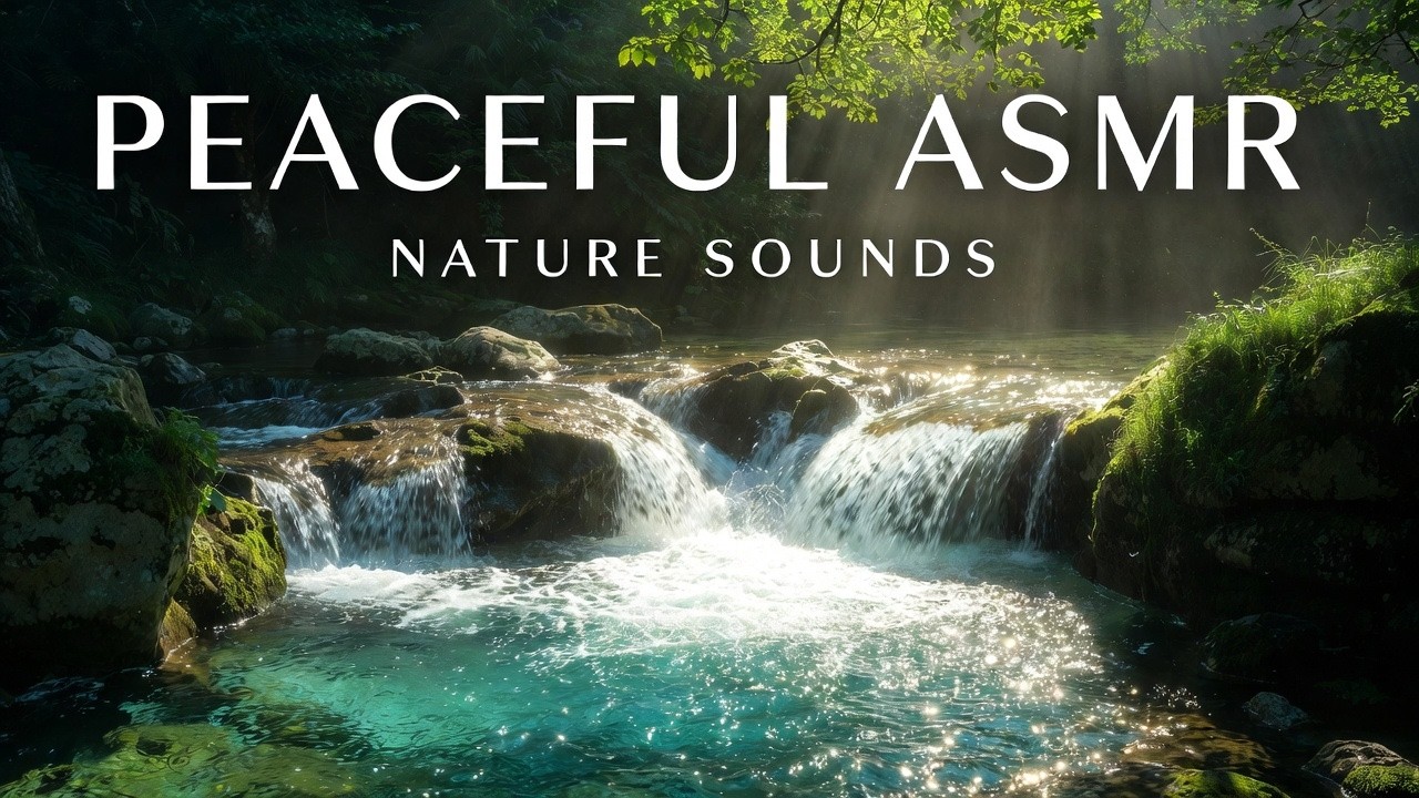 River Nature Sounds: Can you spot a fish? 🐟 Pure 4K Tranquil Creek