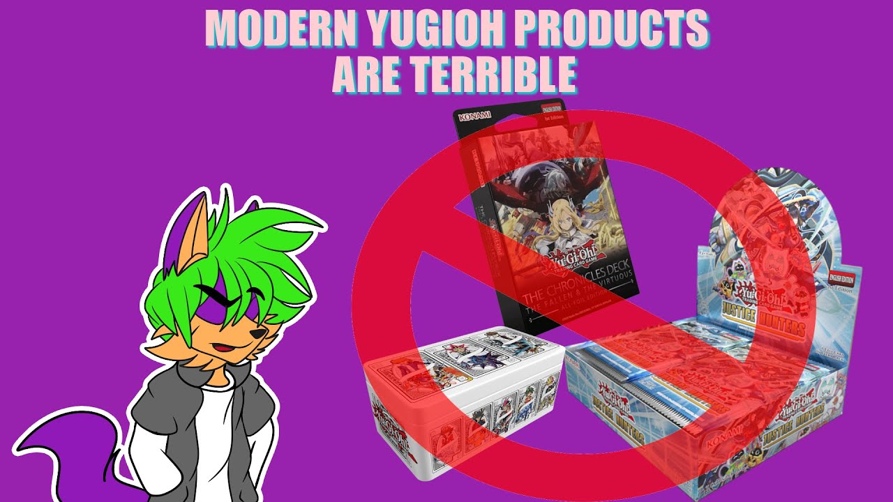 Modern Yugioh Product Absolutely Sucks - How do we fix it?
