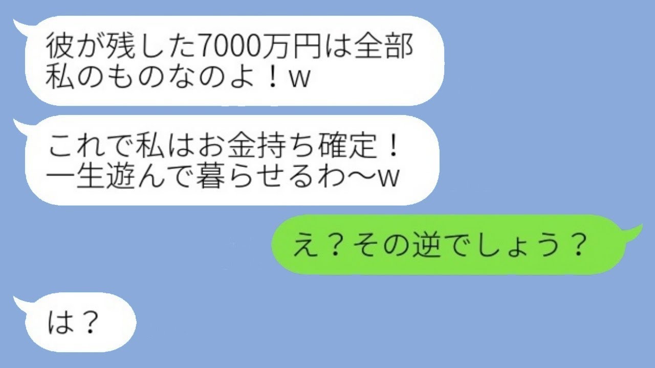 9年前に私の夫を奪ったママ友から元夫の死の知らせが来て「お金持ちになったねw」と言われ、元妻は「え？逆じゃないのw」と返答。7000万円の遺産を得て喜ぶ女性に〇〇を伝えるとwww