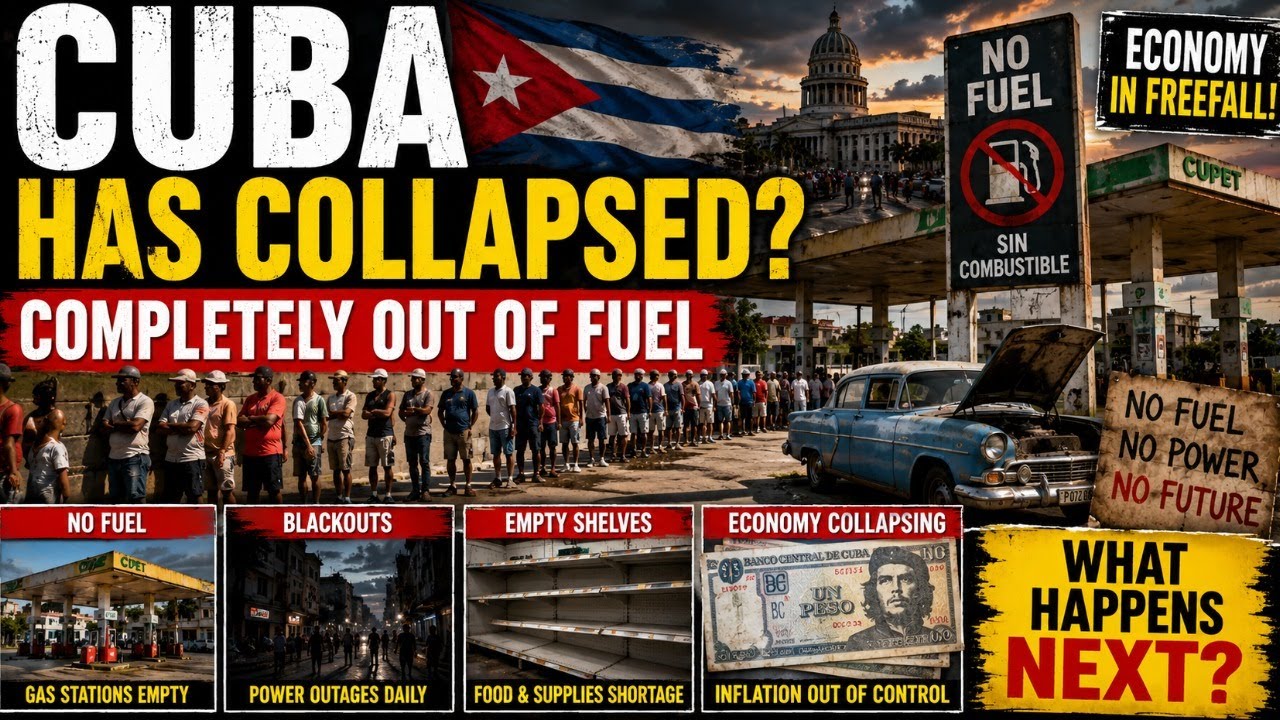 Cuba Ran Out of Fuel: Economy at a Standstill