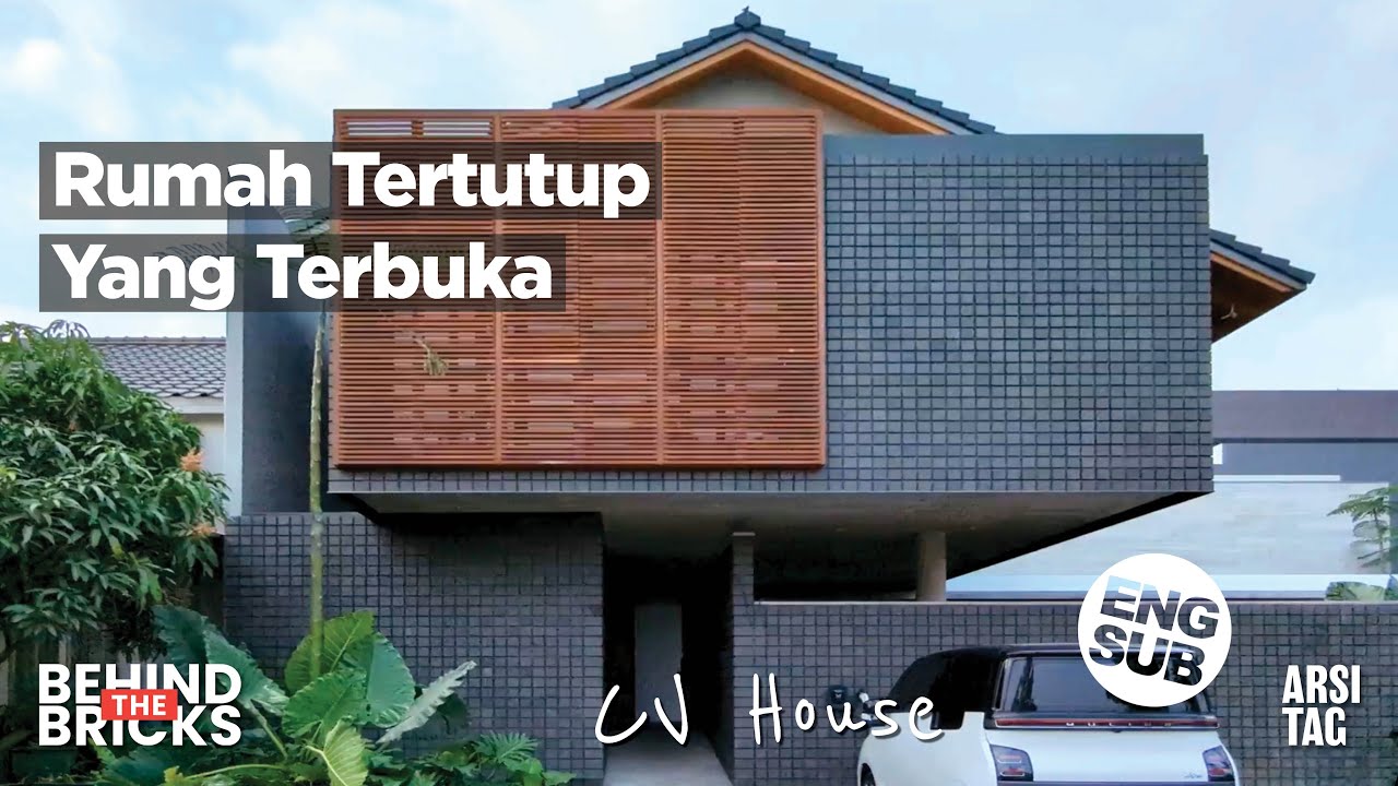 Rumah Modern Tropis Adem & Terang dengan Material Alami