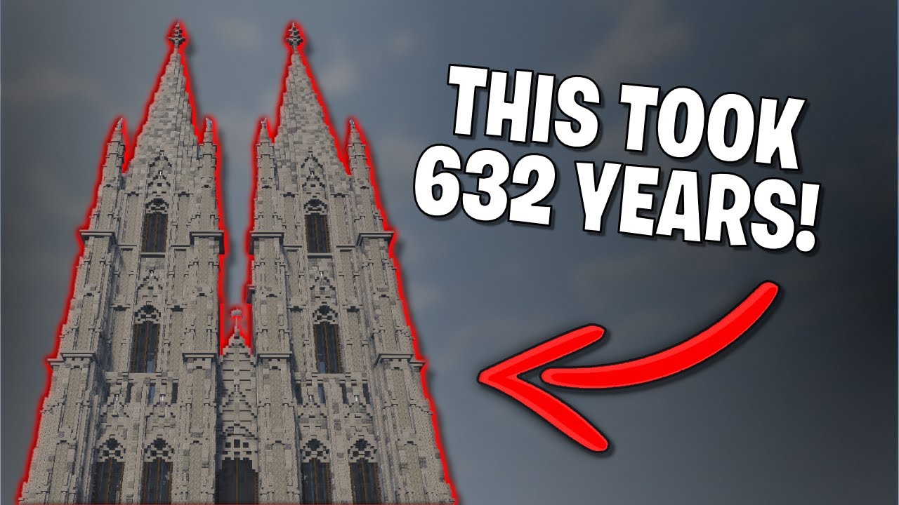 I Built Europe's TALLEST Cathedral in Minecraft (Köln Dom)