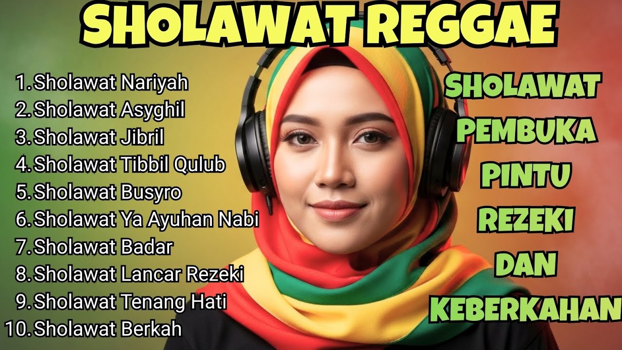 🎶 Sholawat Reggae Merdu | Menenangkan Hati & Pikiran 😌