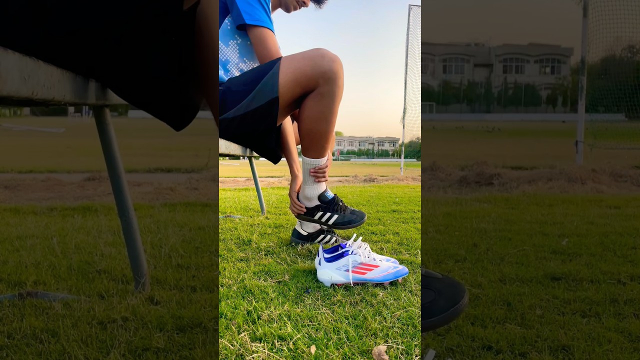 Lacing up Adidas F50 Pro 🥶🇧🇷