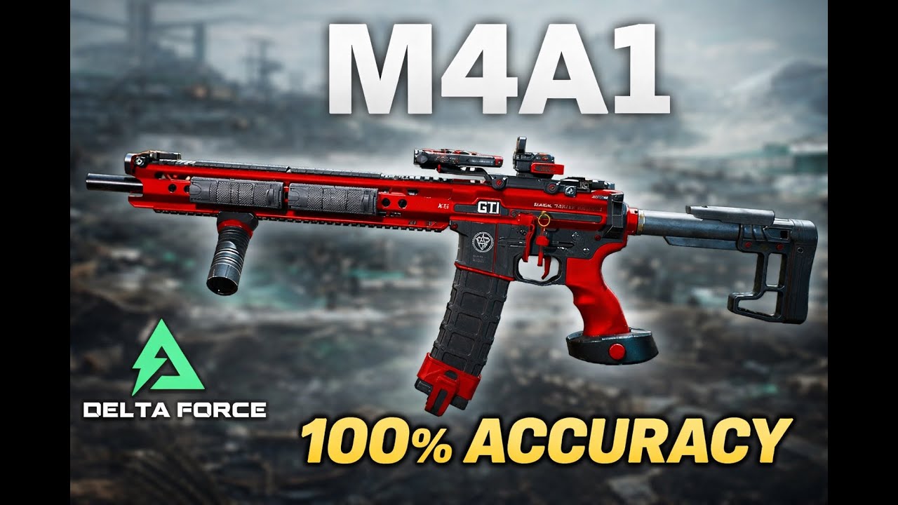 M4A1 Build Focused on Accuracy -Delta Force Mobile #deltaforce #deltaforcemobile