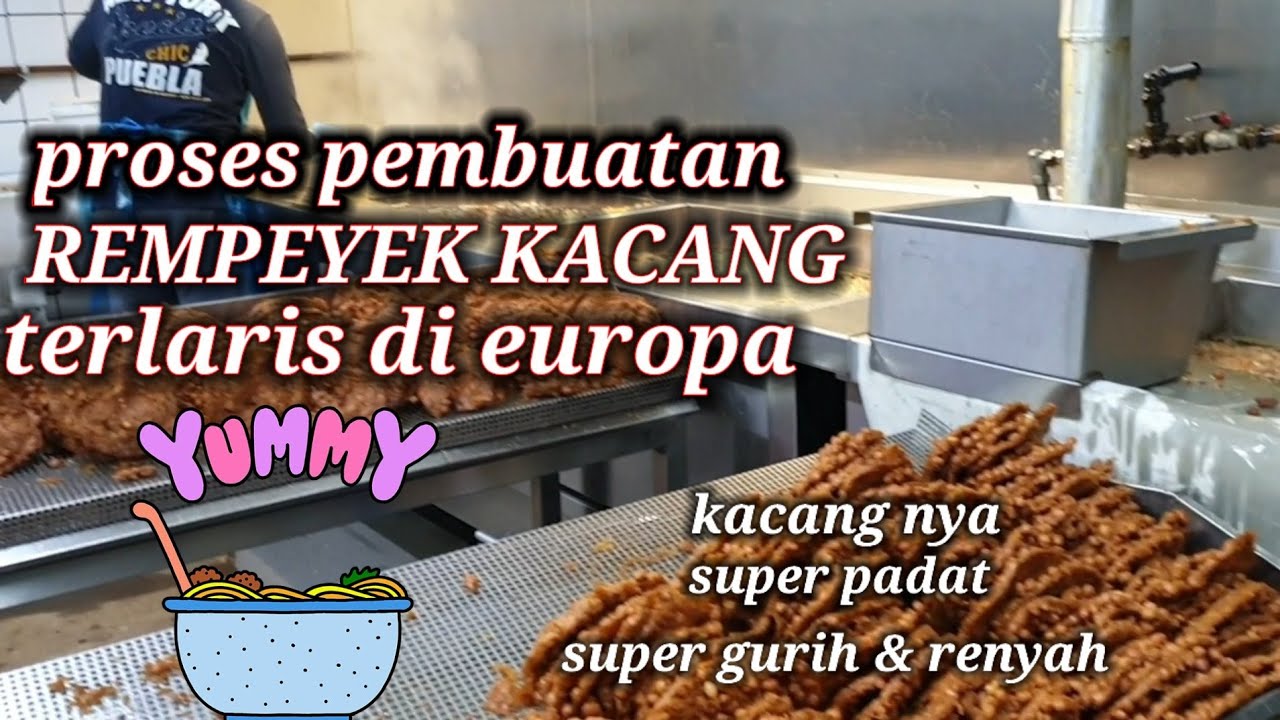 300KG KACANG TANAH SETIAP HARI,, PROSES PEMBUATAN REMPEYEK KACANG TERLARIS DI BENUA EUROPA ...