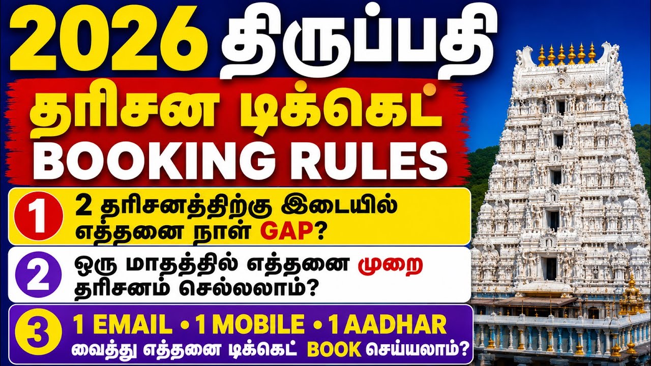 How Many Times One Can Visit Tirupati in a Month?  Time Gap Between Two Tirupati Darshan Tickets