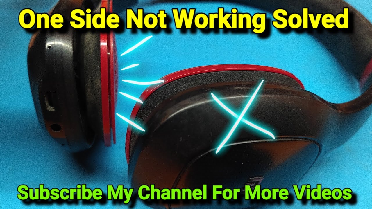 Mi Super Bass Wireless Headphone One Side Not Working Repair