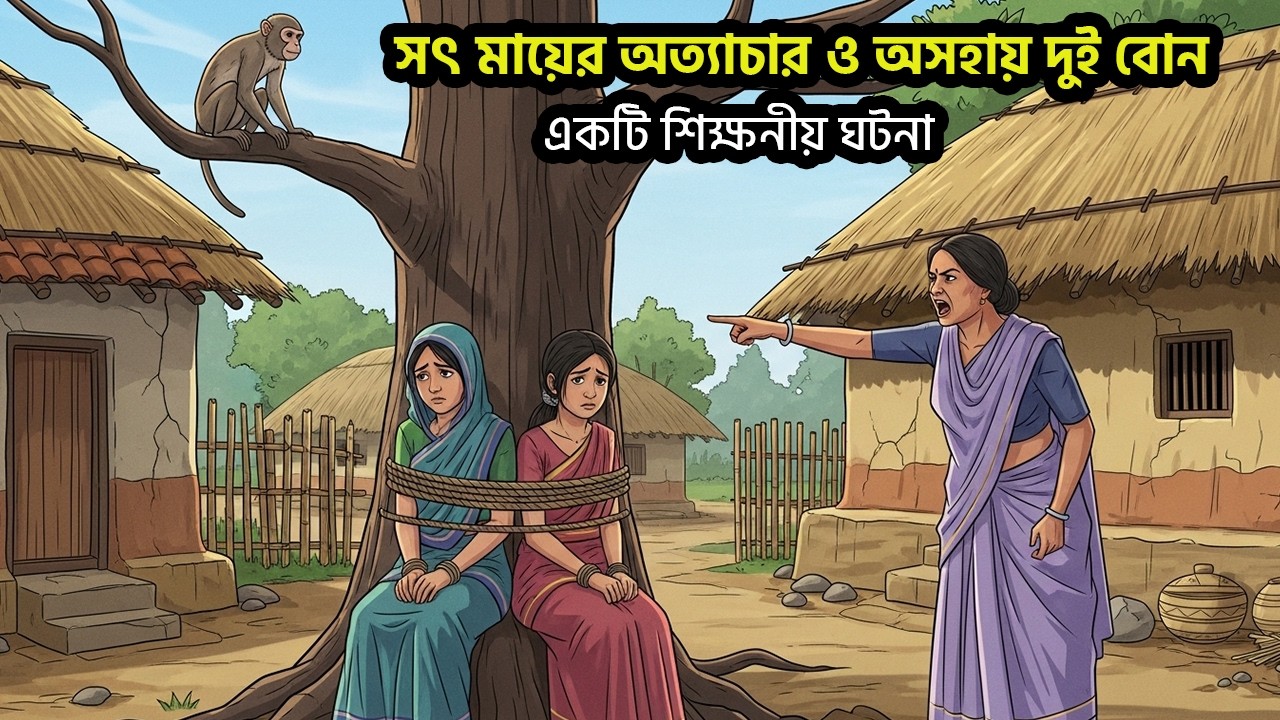 সৎ মায়ের অত্যাচার ও দুই বোনের ভাগ্য | Patience and Justice | Bangla Moral Story