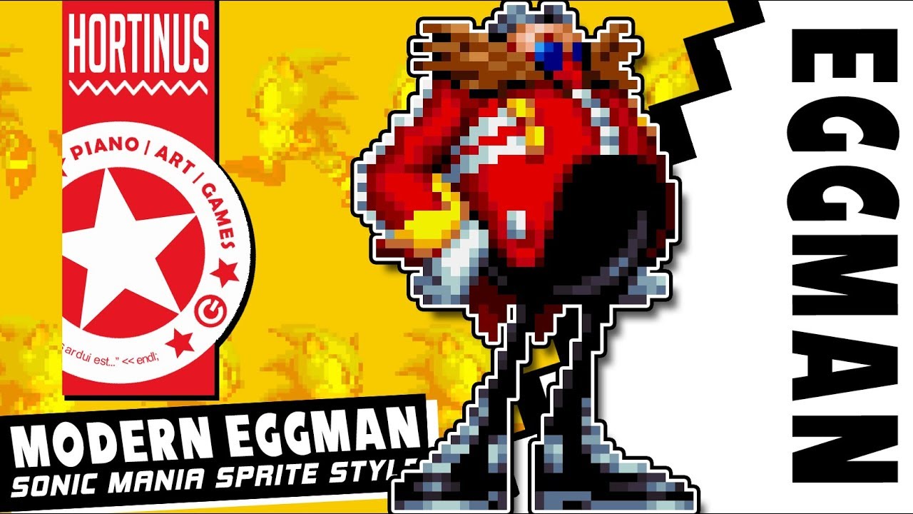 ✪ Spriting Modern Eggman in MSPaint | Hortinus Art ✪