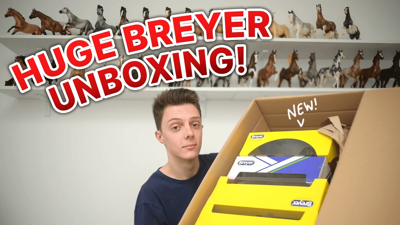 Огромная находка от Breyer - распаковка 6 новых лошадей!