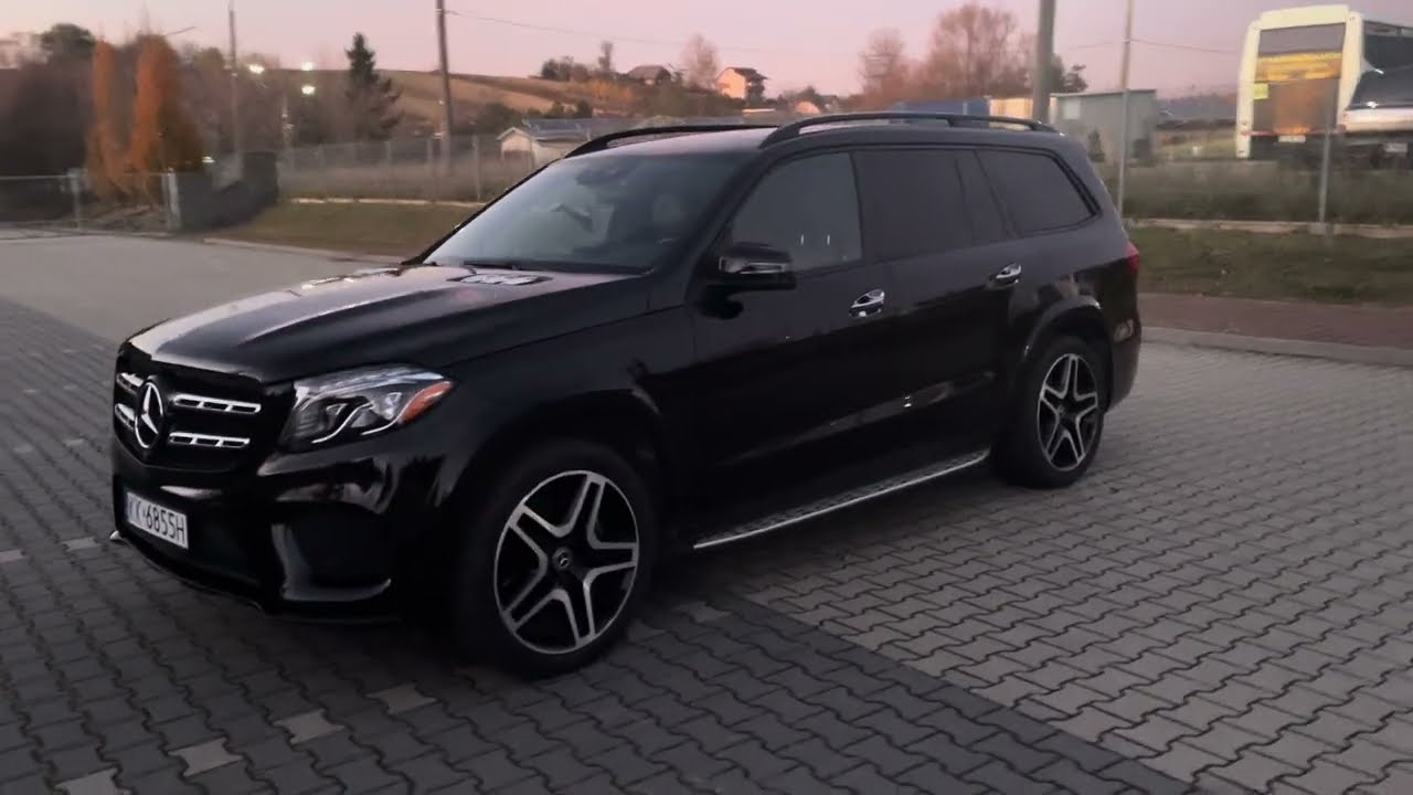Mercedes GLS 500 GLS 550 silnik 4.7 V8 biturbo 455 KM, X166 - prezentacja z zewnątrz i w środku.