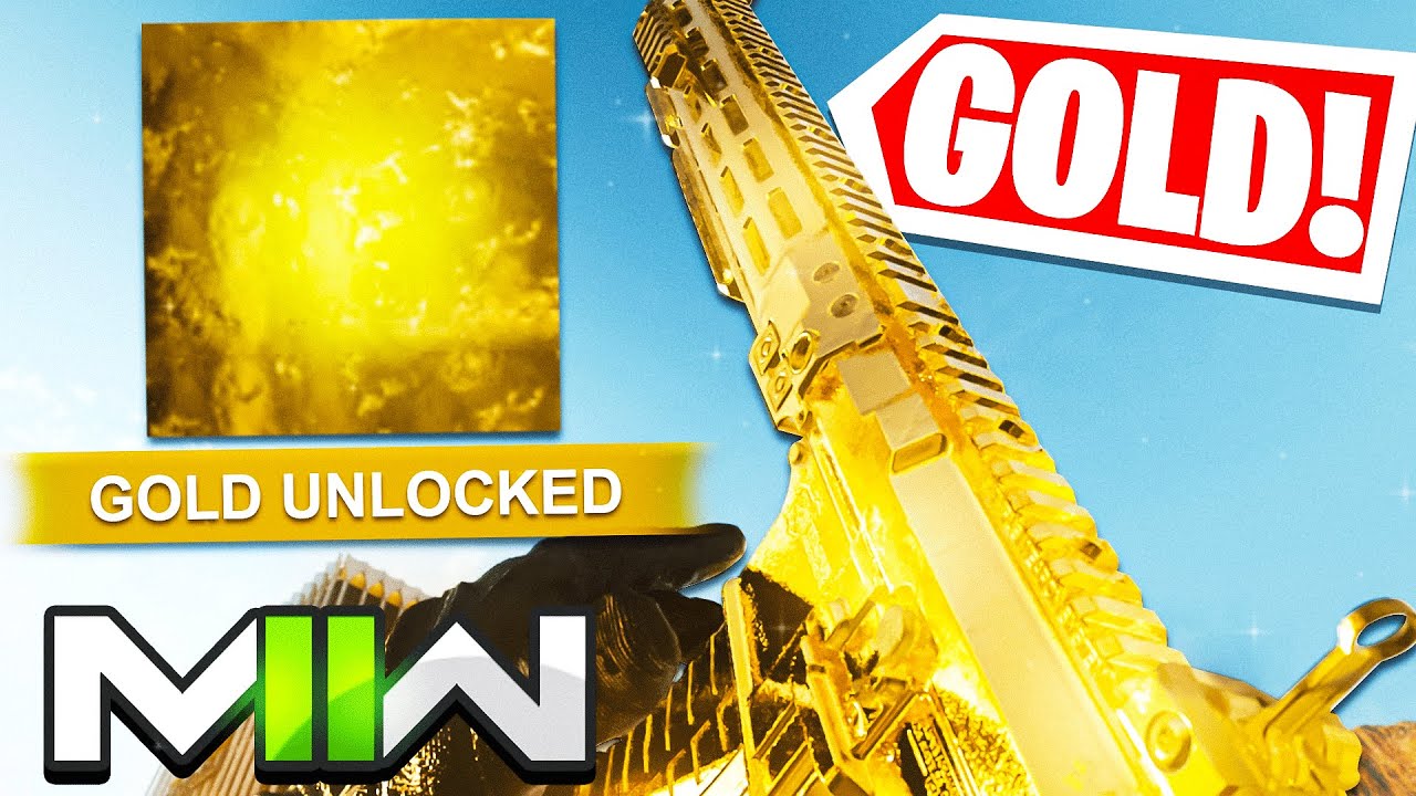 The GOLD CAMO UNLOCKED in Modern Warfare 2! (MW2 GOLD CAMO)
