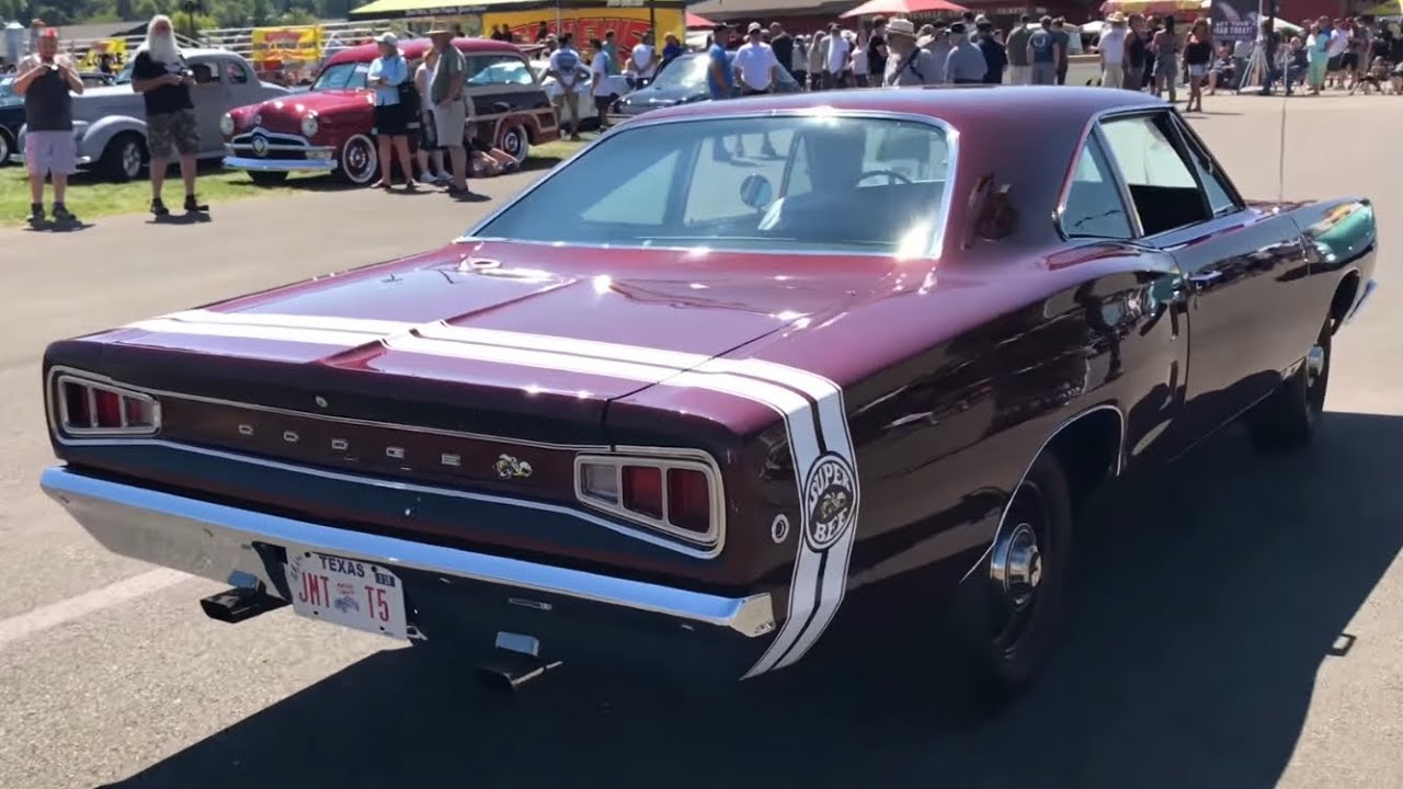 MUSCLE| The only 1968 426 Hemi Super bee in Metallic Burgundy w/ a 4-speed and a Dana Track Pack