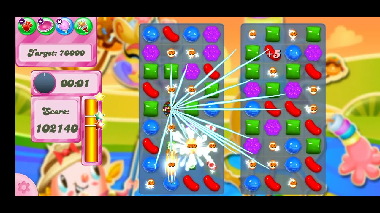 Candy Crush Saga Timed Level 1554