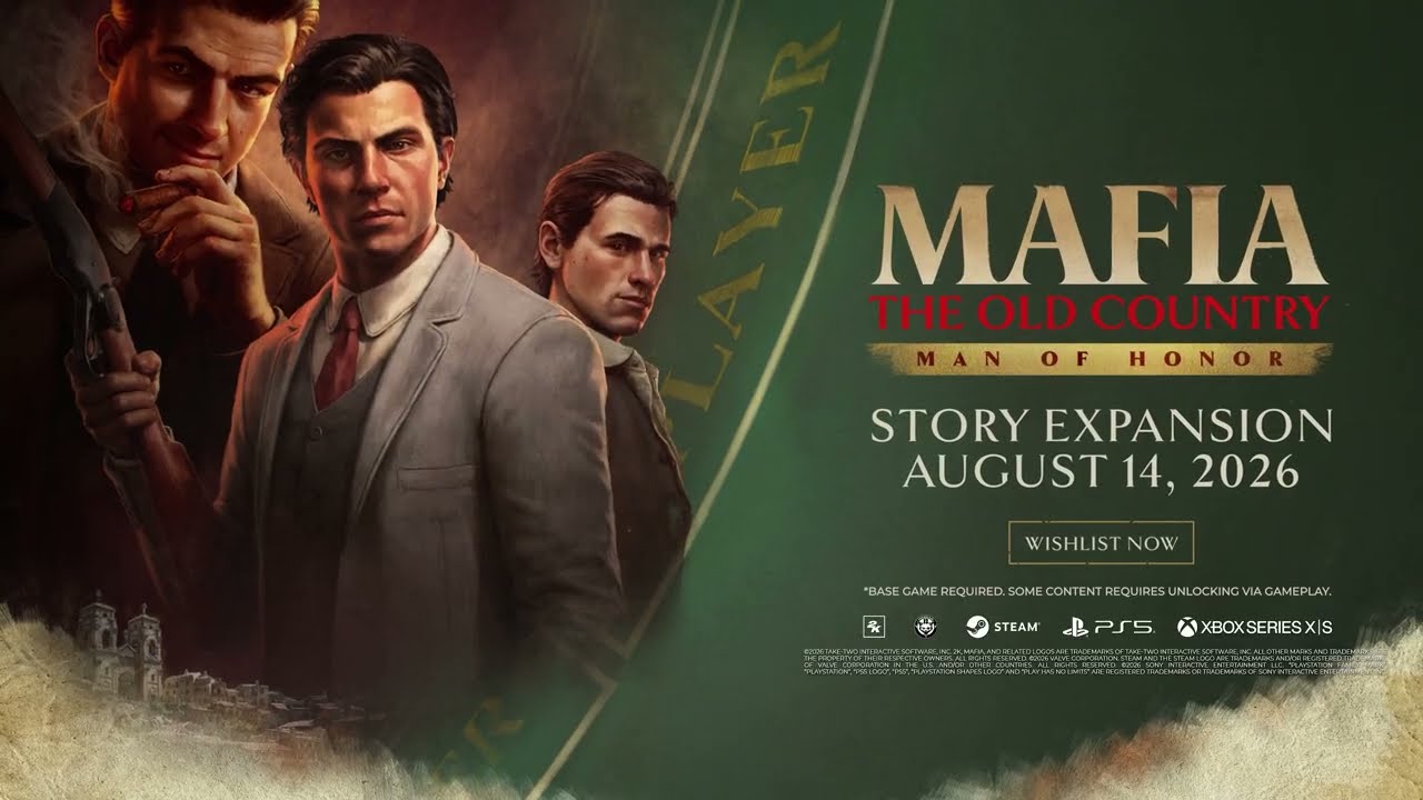 Анонс трейлера фильма &laquo;Мафия: Старая страна &mdash; Человек чести&raquo;