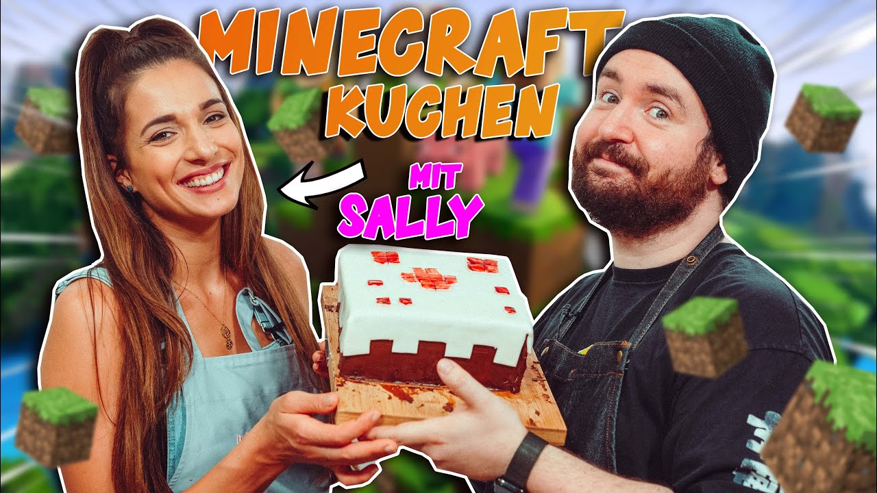 MINECRAFT KUCHEN mit @SallysWelt backen
