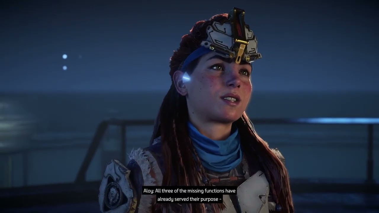 Aloy asks GAIA about the sub functions - Horizon Forbidden West