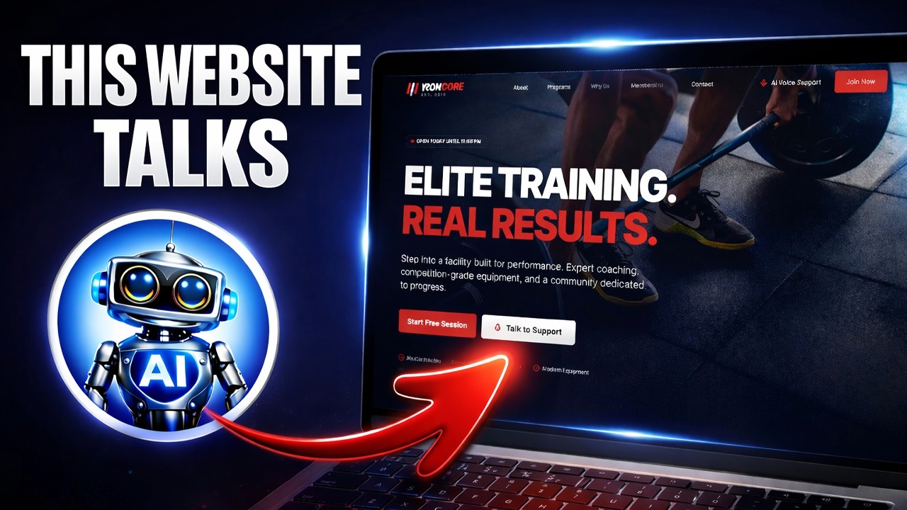 This AI Builds Real Websites That Talk to Customers (No Code, 2026)
