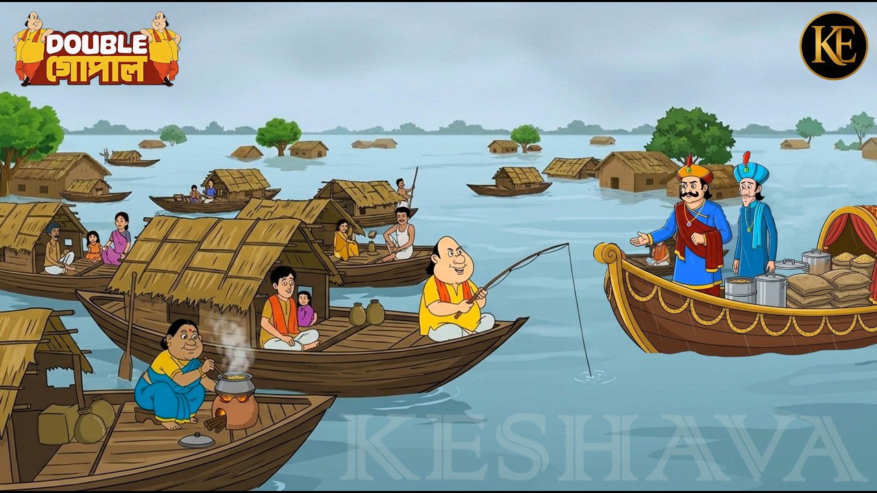 পুরো গ্রাম যখন ডুবে গেল, তখন গোপাল দেখাল নিজের বুদ্ধি! || Gopal Bhar || Best Of Gopal Bhar