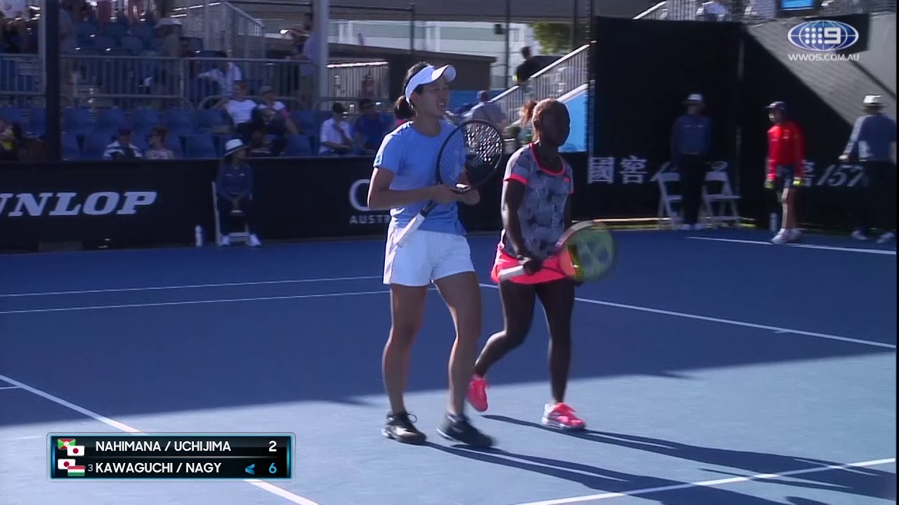 AO Highlights: Nahimana/Uchijima v Kawaguchi/Nagy - Quarterfinals/Day 10 | Wide World Of Sports