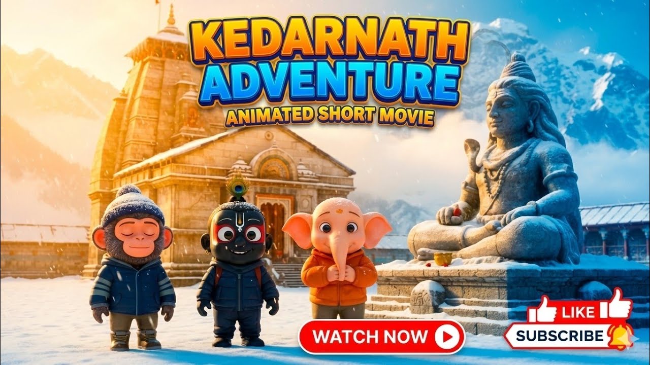 The Kedarnath Adventure | 🍿Animate Short Movie 🎥