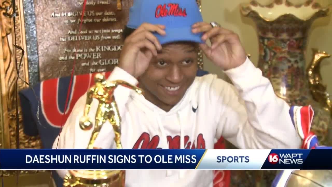 Callaway star Daeshun Ruffin signs to Ole Miss