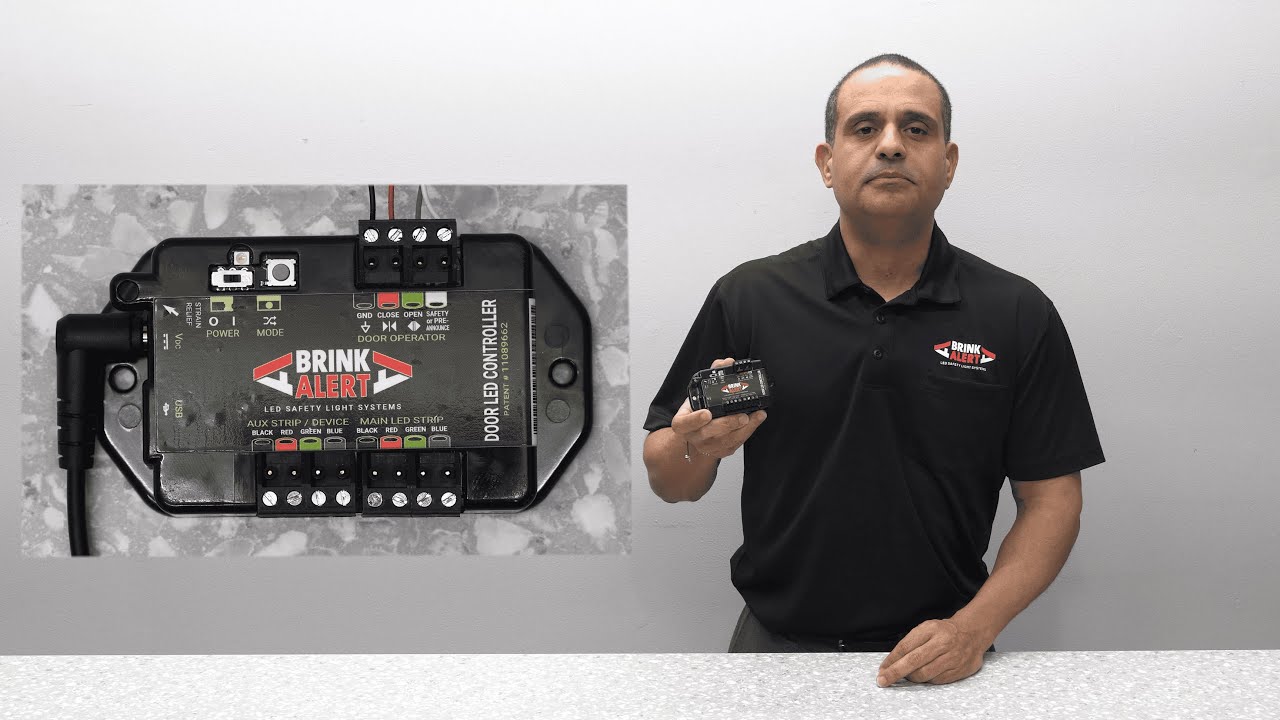 BrinkAlert Door LED Controller Modes Explained | CDLK Safety Light System
