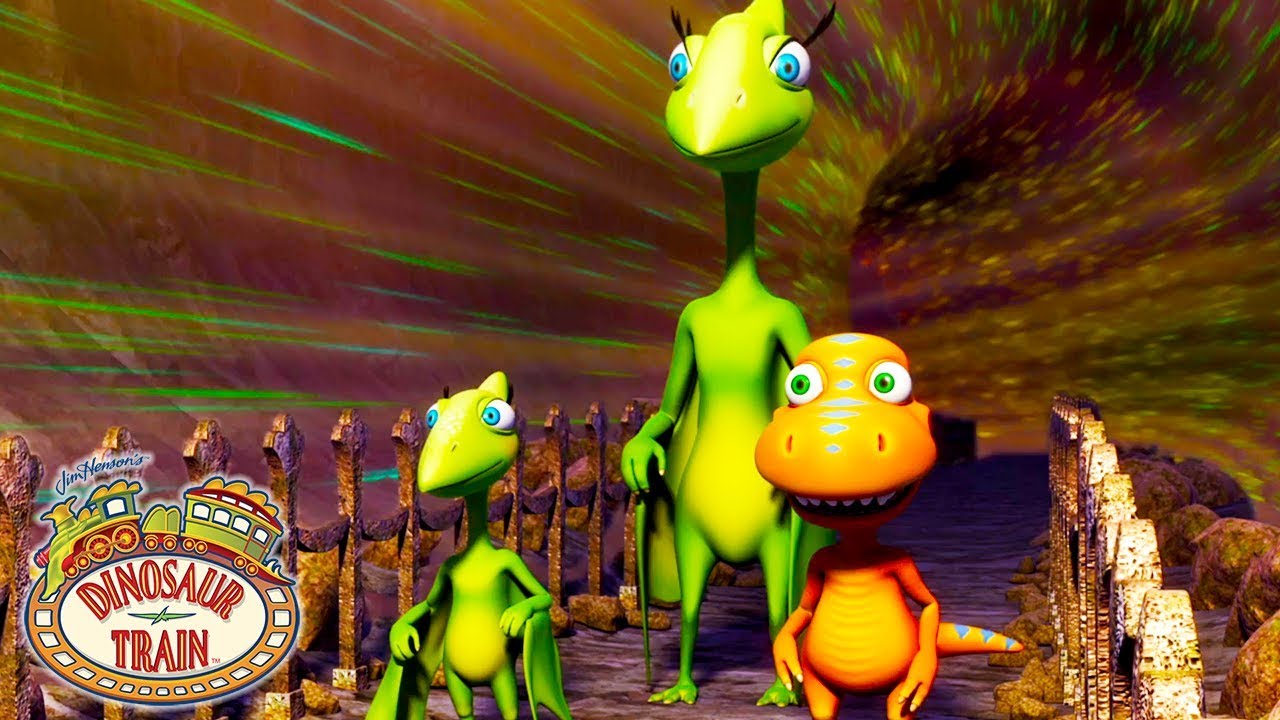 Way Back In Time Through the Time Tunnel! | Dinosaur Train