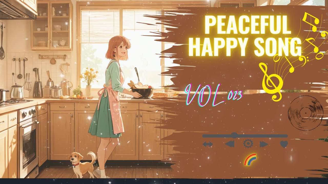 Peaceful Happy Song Vol.23 | Long Play Relaxing Music for Work, Study & Anytime Listening