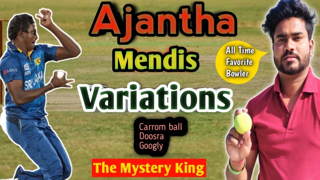 The King Of Mystery Bowling Ajantha Mendis Bowling Variation Analysis !! Leg break, Googly, Carrom 🏏