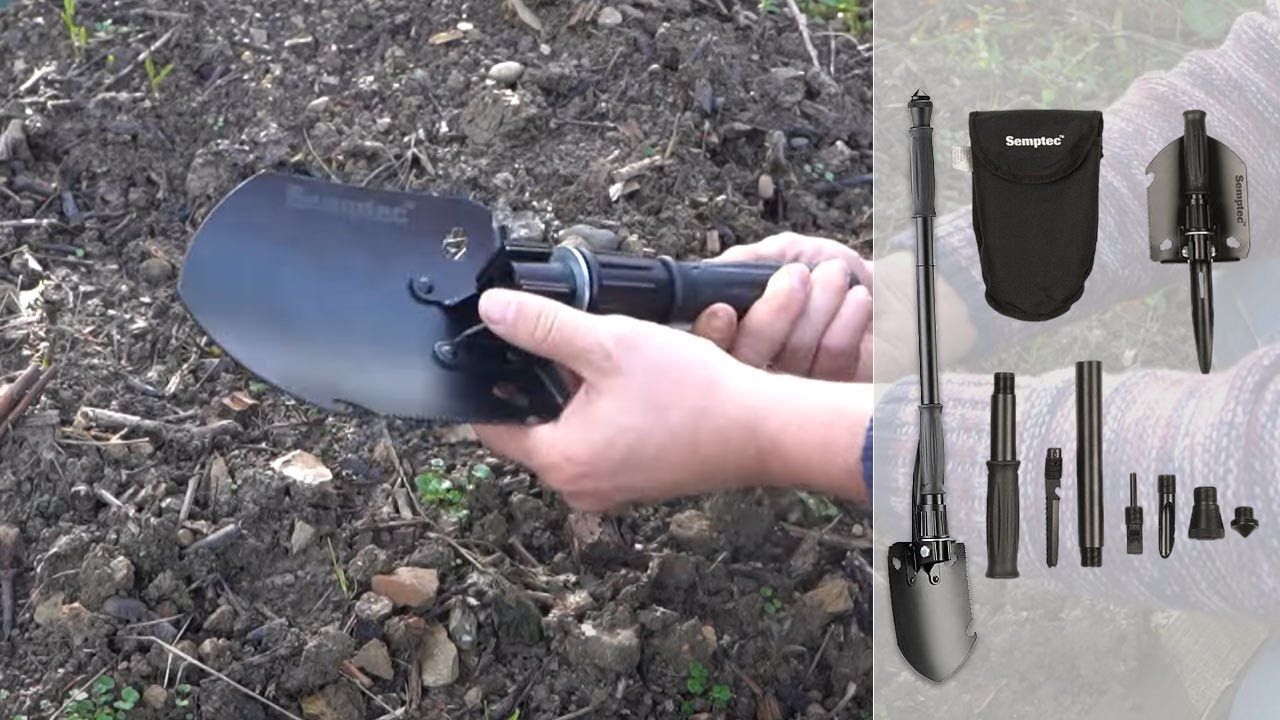 Comment utiliser une pelle pliable de survie 12 fonctions SEMPTEC [PEARLTV.FR]
