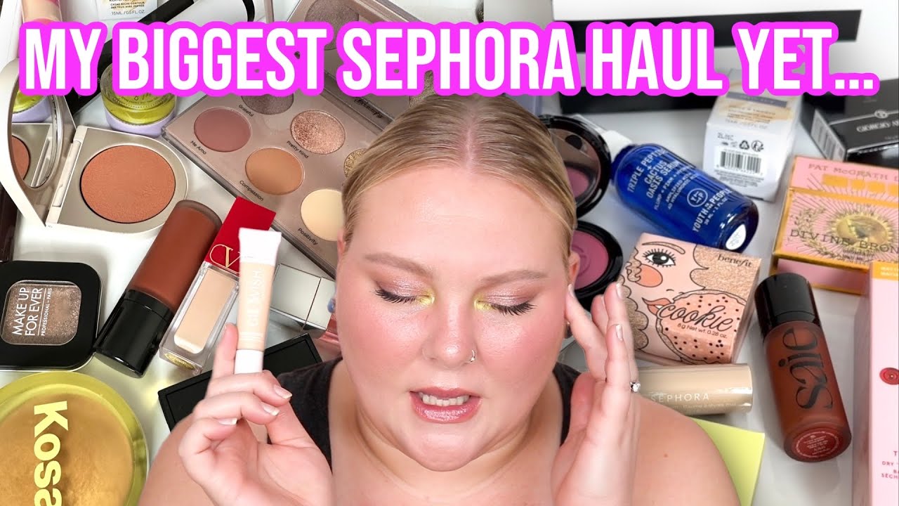 MEGA Sephora Sale Haul & Try-On.... buckle in bc it's A LOT!!