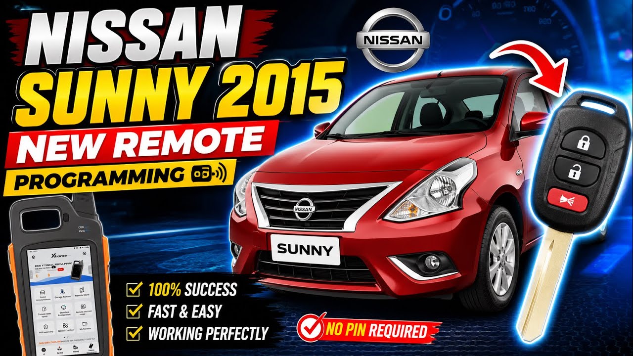Дистанционное программирование NISSAN Sunny 2015 года — Дистанционное программирование Nissan