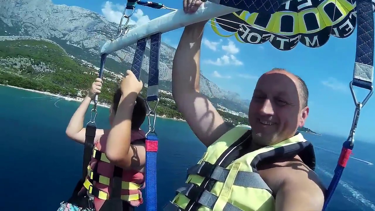 Parasailing Croatia Makarska 2018 500m