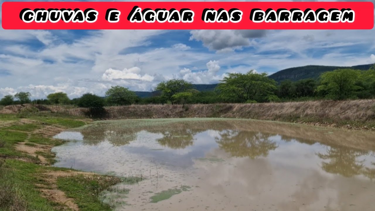 As chuvas deixam muita água nas barragem em minha região iati pe 