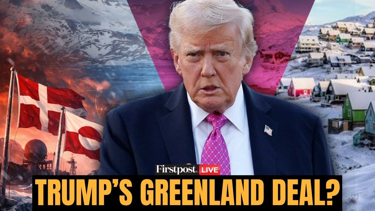 LIVE: Trump Says US, Europe ‘Pretty Well Agreed’ On Greenland Talks | Trump on Greenland | Firstpost