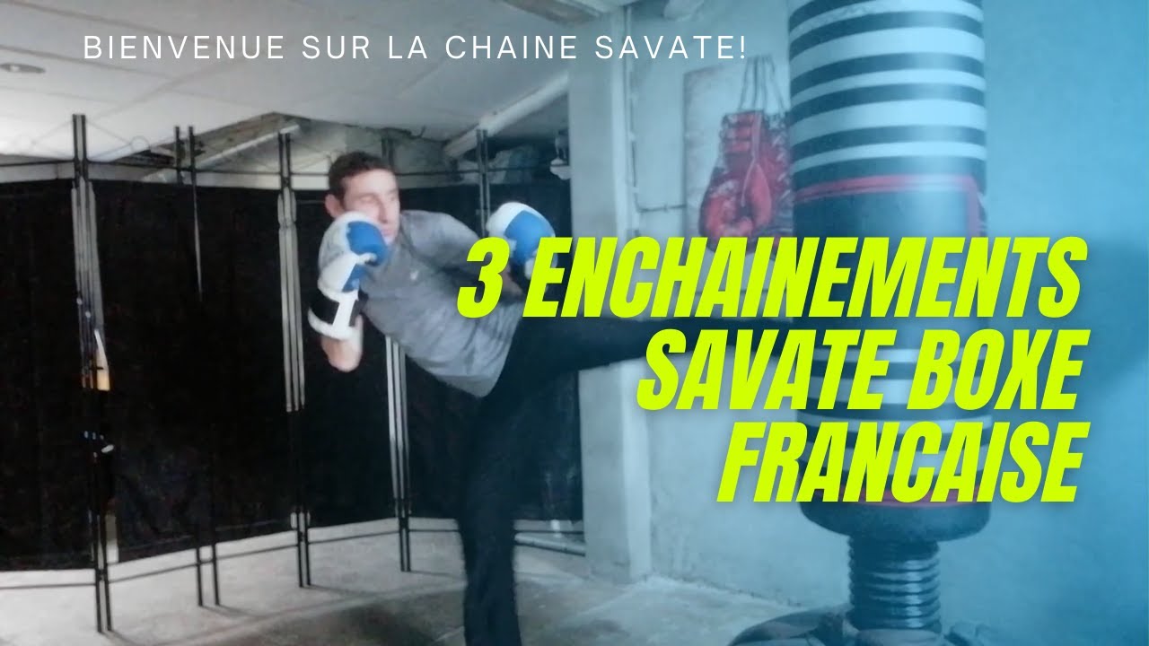 Enchaînements savate boxe française #1