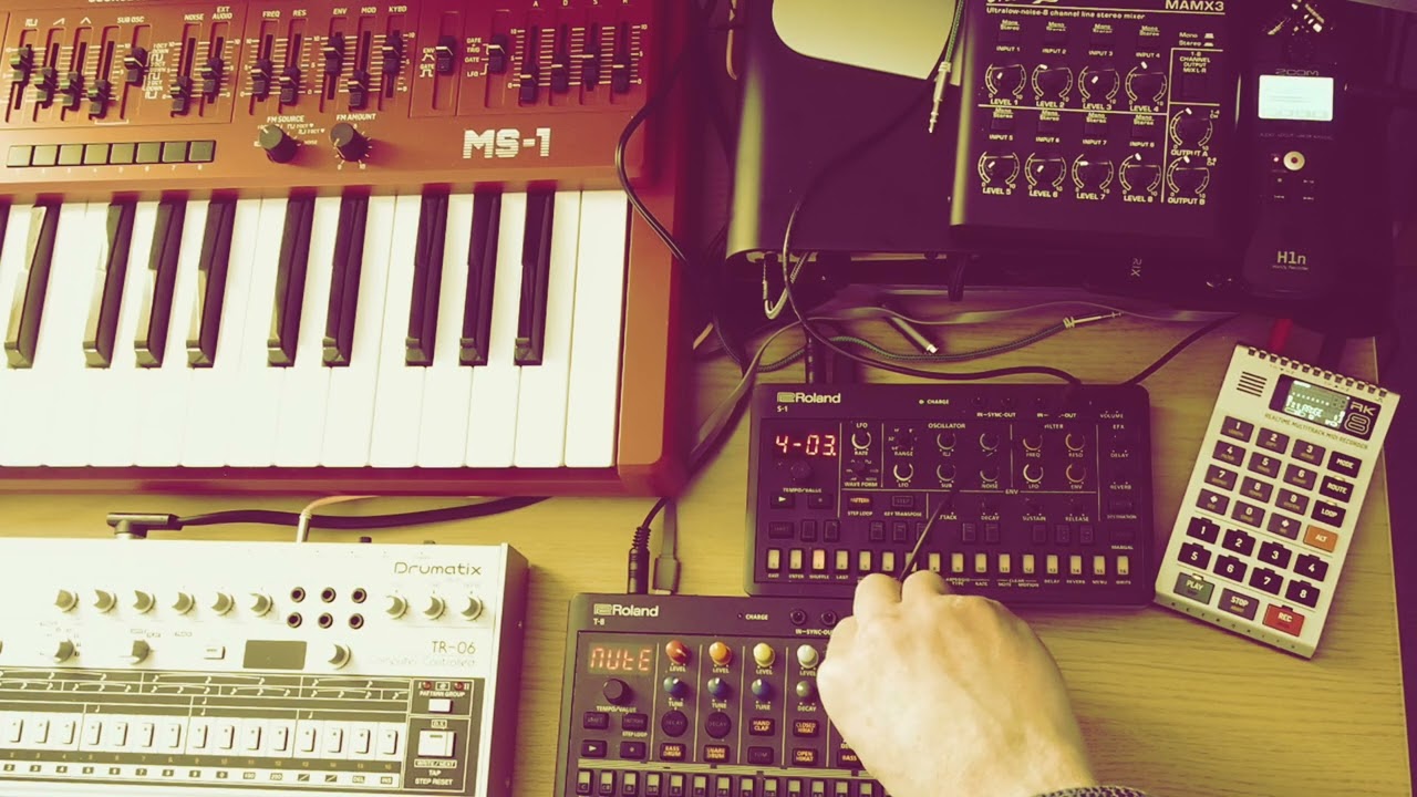 #76 - Goodbye winter - Roland T-8/S-1, Behringer MS-1, Retrokits RK8