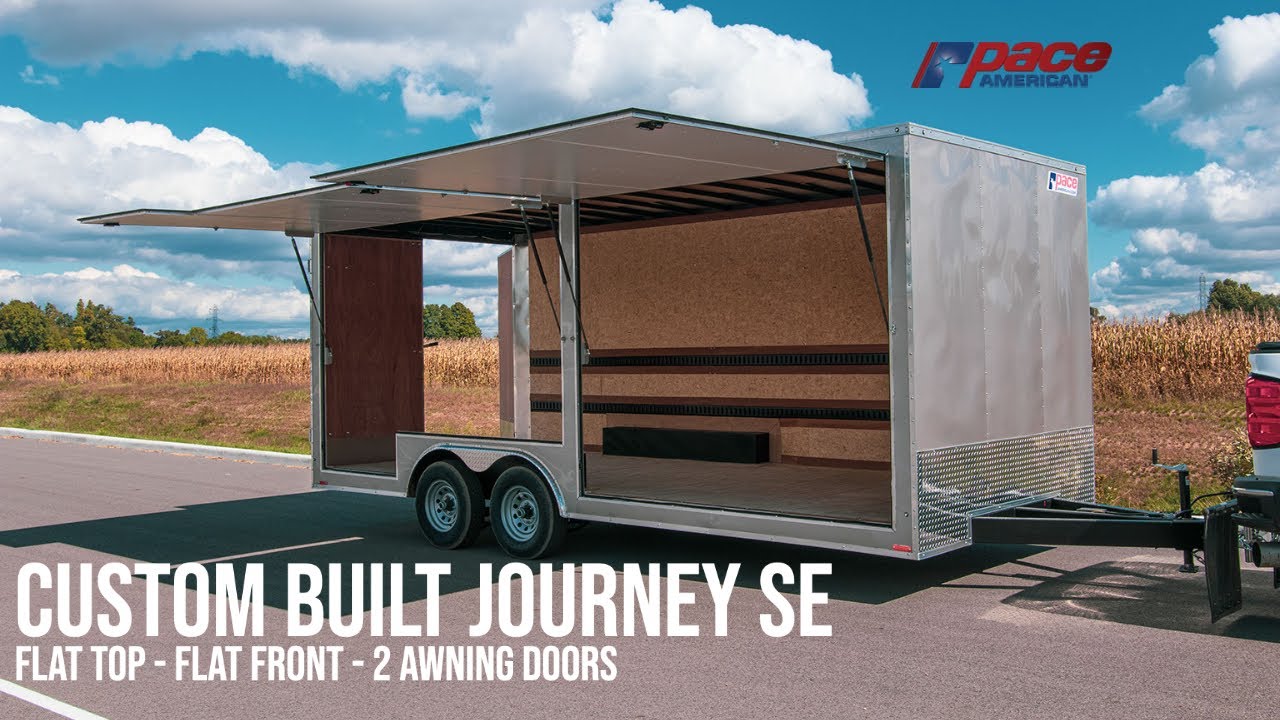 Custom Built Journey SE - 2 Awning Doors - Pace American