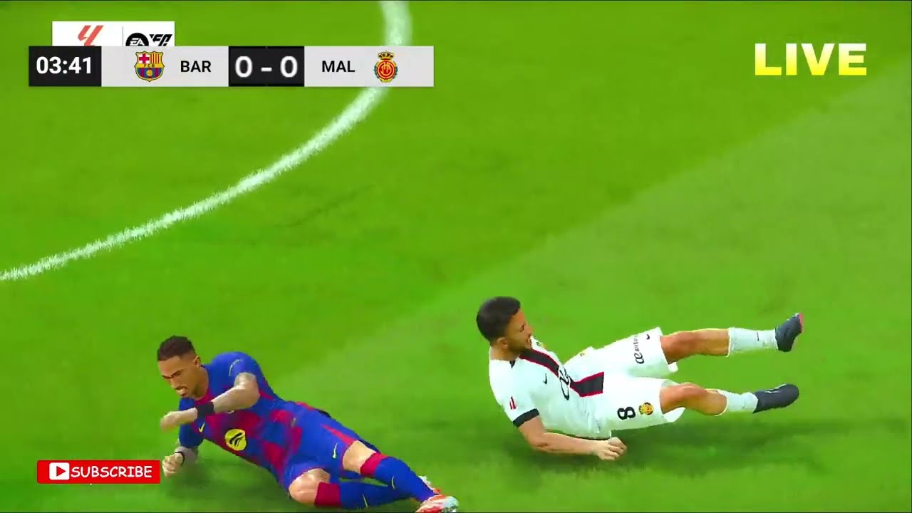 🔴LIVE: BARCELONA VS MALLORCA | LALIGA 2025 | SIMULATION GAMEPLAY