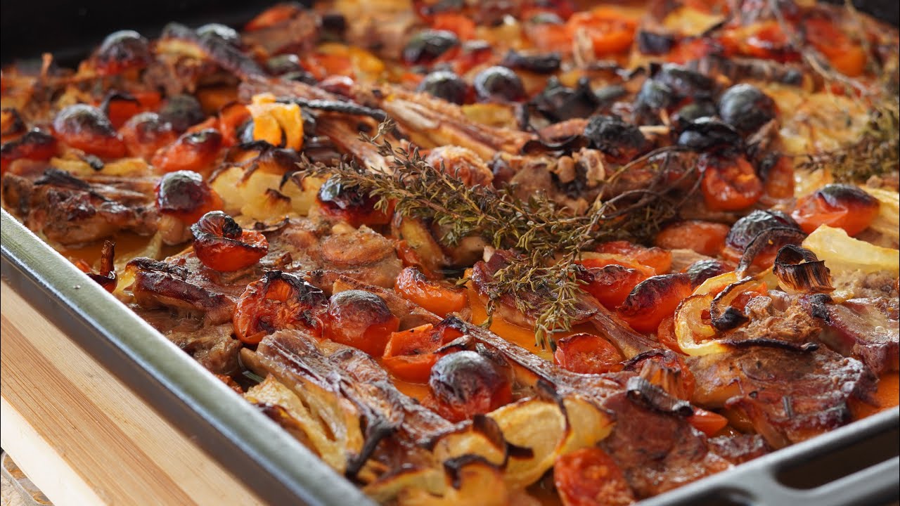 Chuletillas de cordero al horno