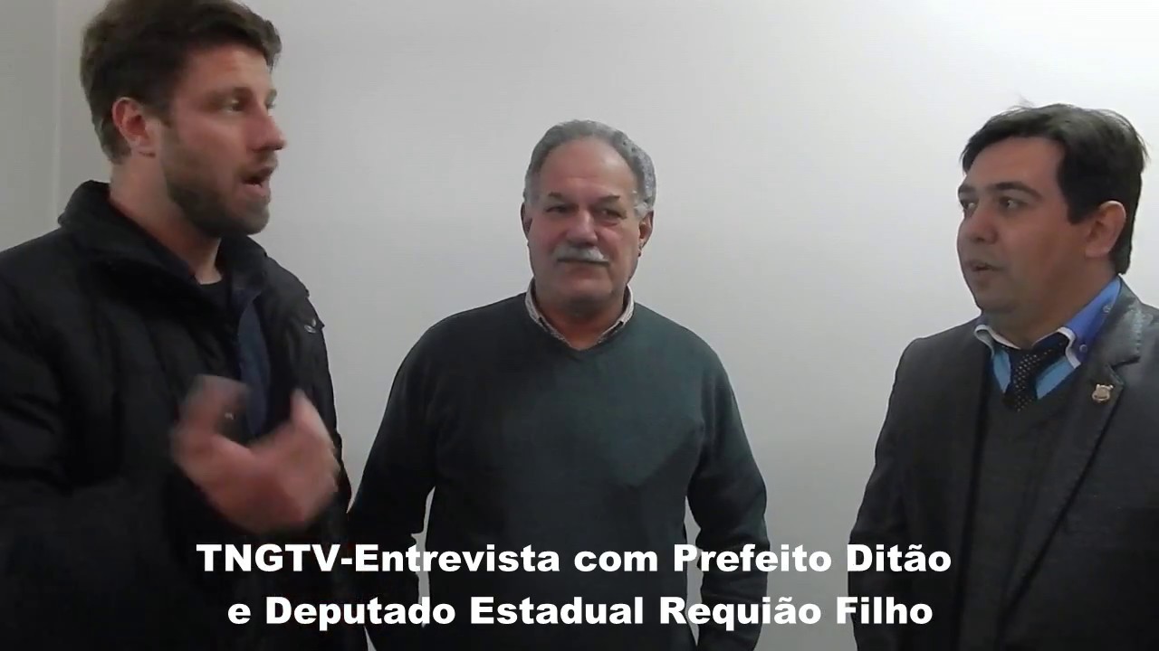 TNGTV - Prefeito Dit&atilde;o e Requi&atilde;o Filho concede entrevista