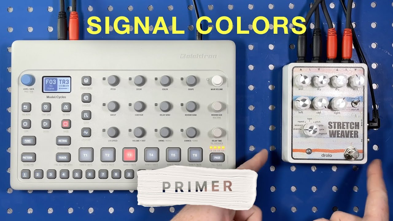Drolo Stretch Weaver Synth Demo w/ Elektron Model:Cycles