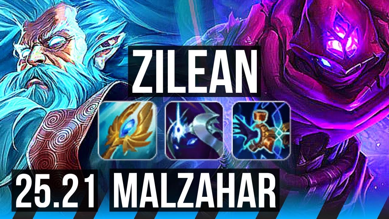 ZILEAN vs MALZAHAR (MID) | 9/3/22, 700+ games, Dominating | EUW Master | 25.21