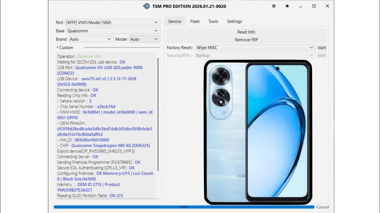 Oppo A60 (Cph2631) Frp bypass by Tsm Pro Edition Tutorial | Mobiletech