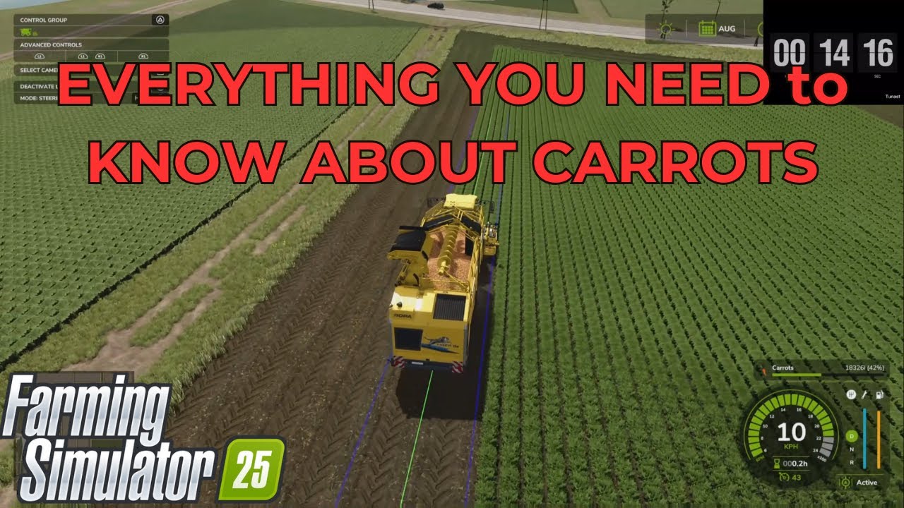 Everything You Need to Know About Carrot Farming in FS25 | Complete Guide