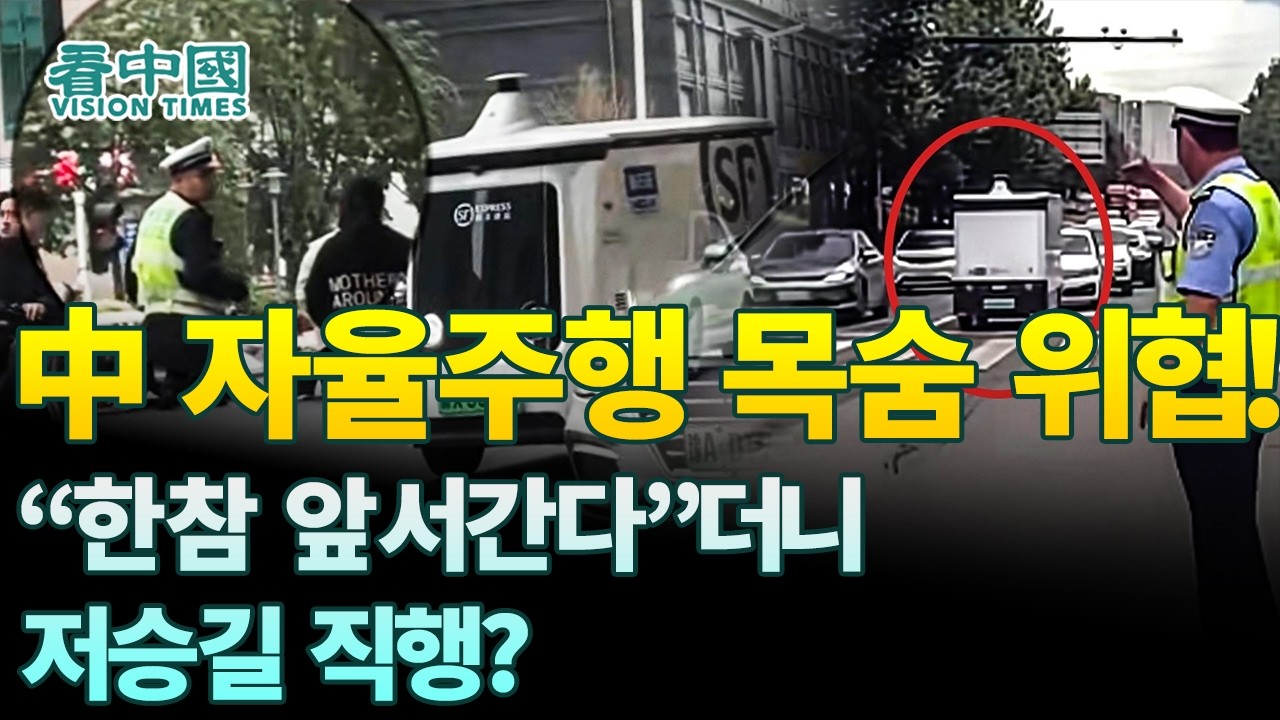 【중국인사이트】 中 자율주행 목숨 위협! “한참 앞서간다”더니, 저승길 직행? (보도 이태연)